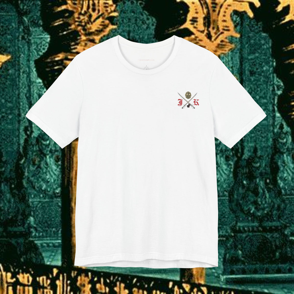 Mythic Vitalism, Sanguis Christianus Vetus Exploration and Adventure Inspired Graphic T Shirt Back Version