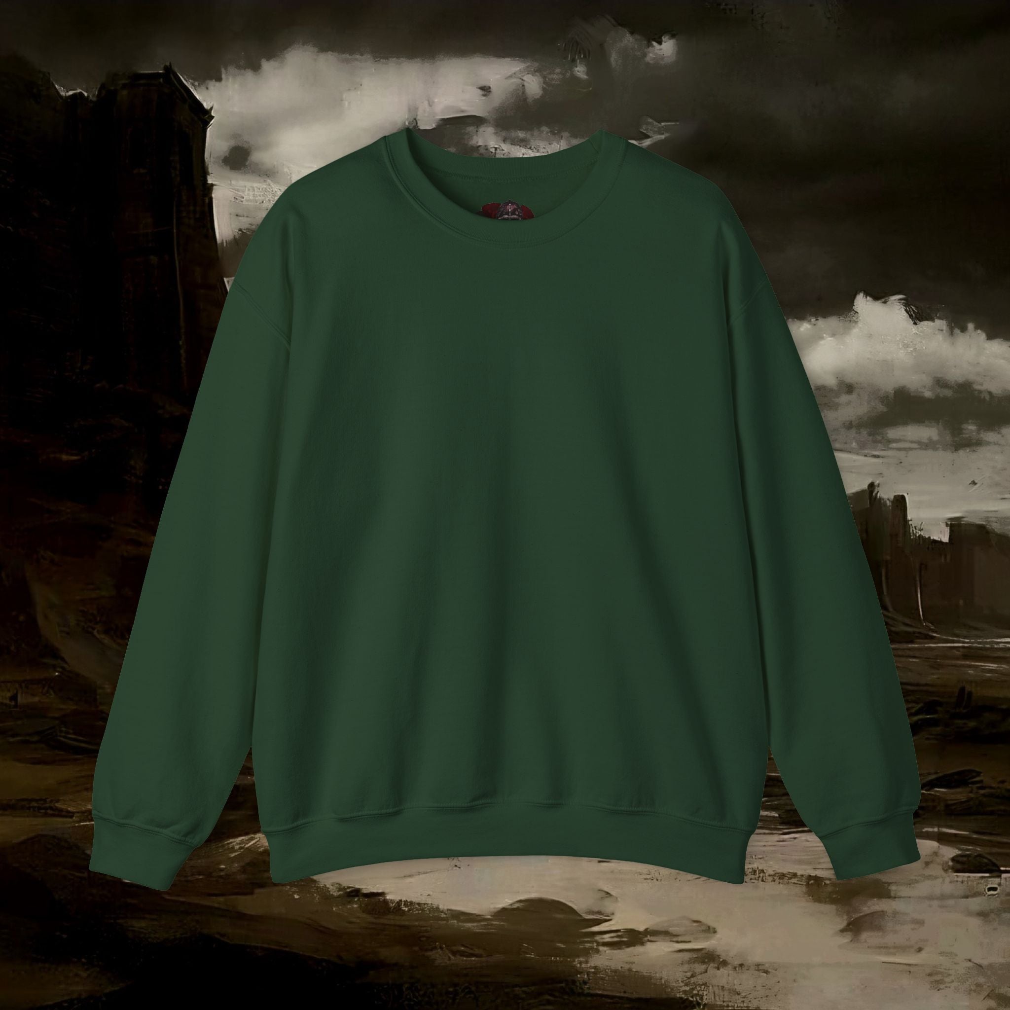 The Barbarian's Mirror Fantasy Medieval Inspired Unisex Sweatshirt Back Version