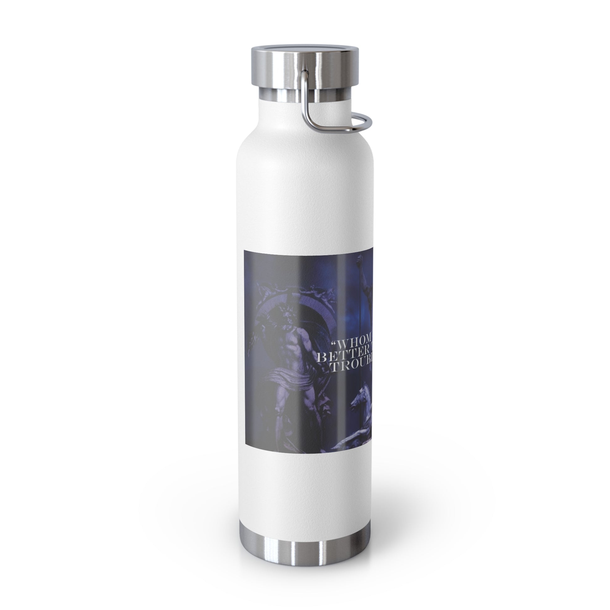 Neptune waterbottle Stylish Insulated Water Bottle for Outdoor Adventures, Motivational Fitness Water Bottle, Copper Vacuum Flask for Gym, Travel and Beach