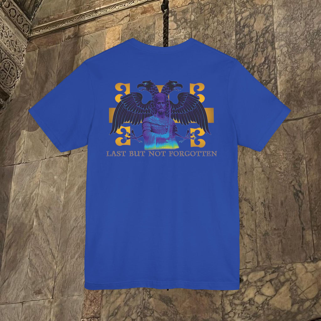 The Last Great Emperor Byzantine Inspired Cotton Graphic T-shirt Back Version