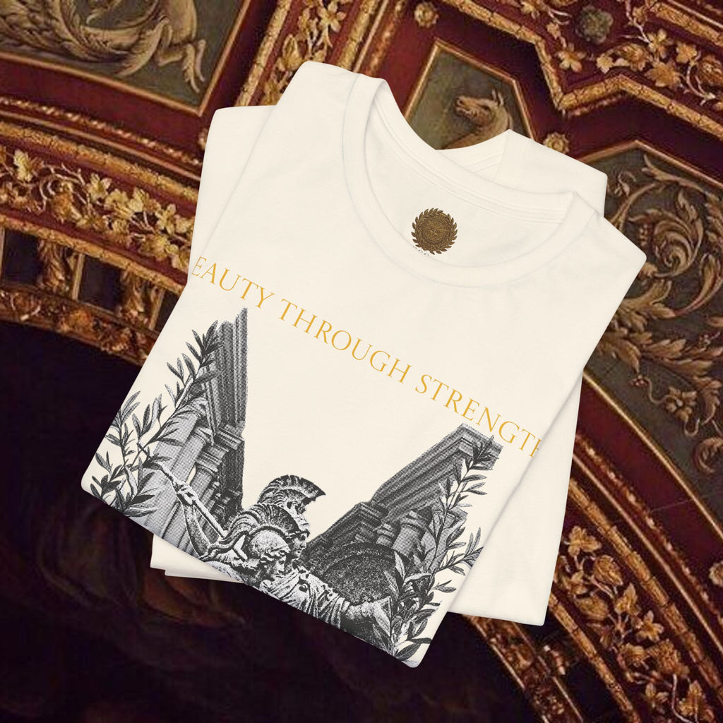 The Goddess's Protection Classically-Inspired Cotton Graphic T Shirt