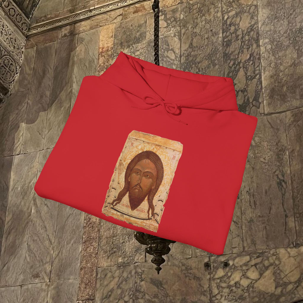 Byzantine Icon Art Hoodie - Divine Sacred Figure