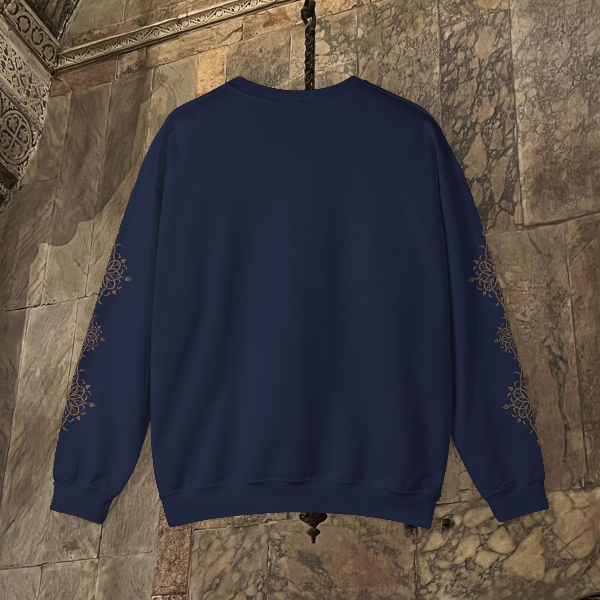 Byzantine Icon Art Sweatshirt - Manuscript Design