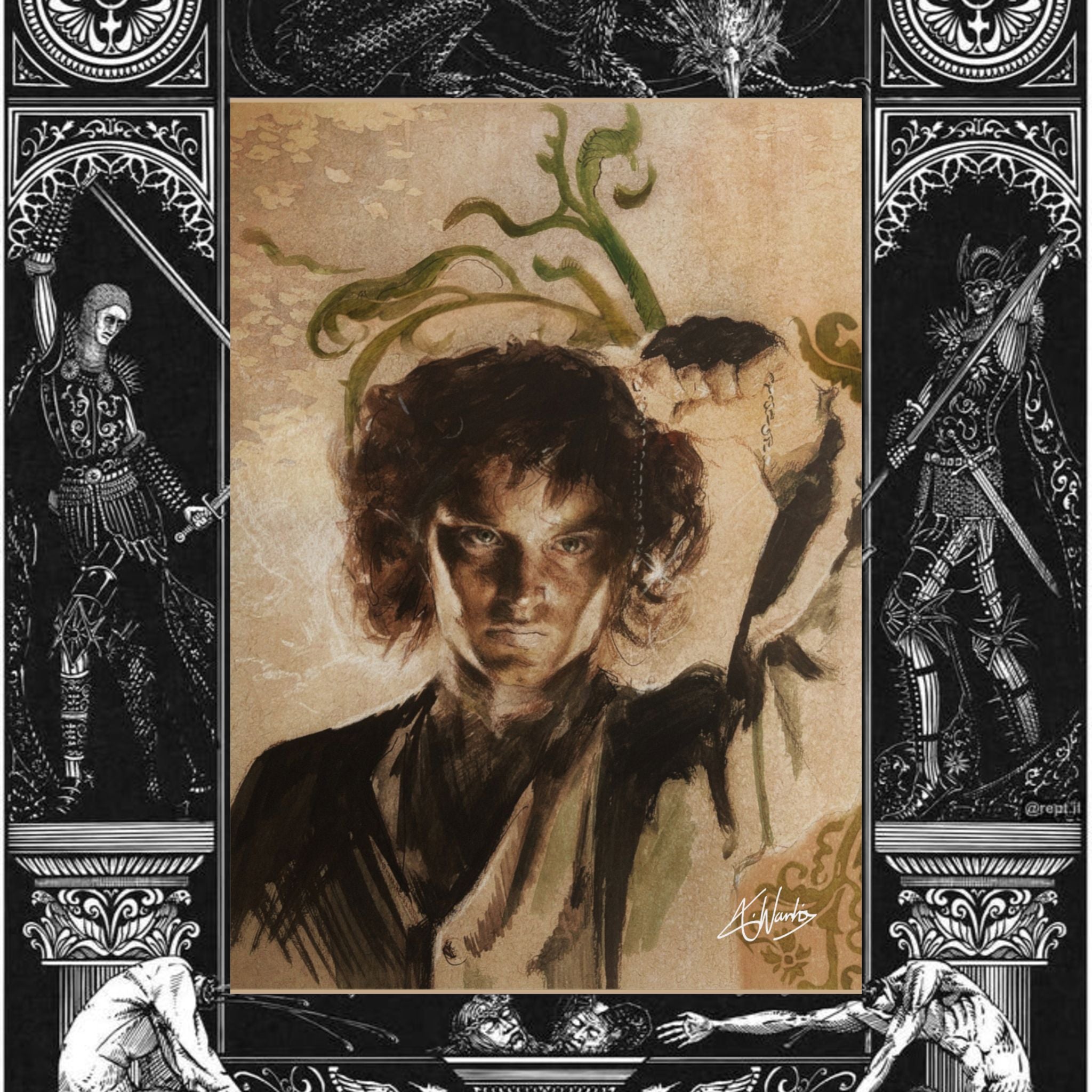 The Last Temptation Medieval Fantasy Print