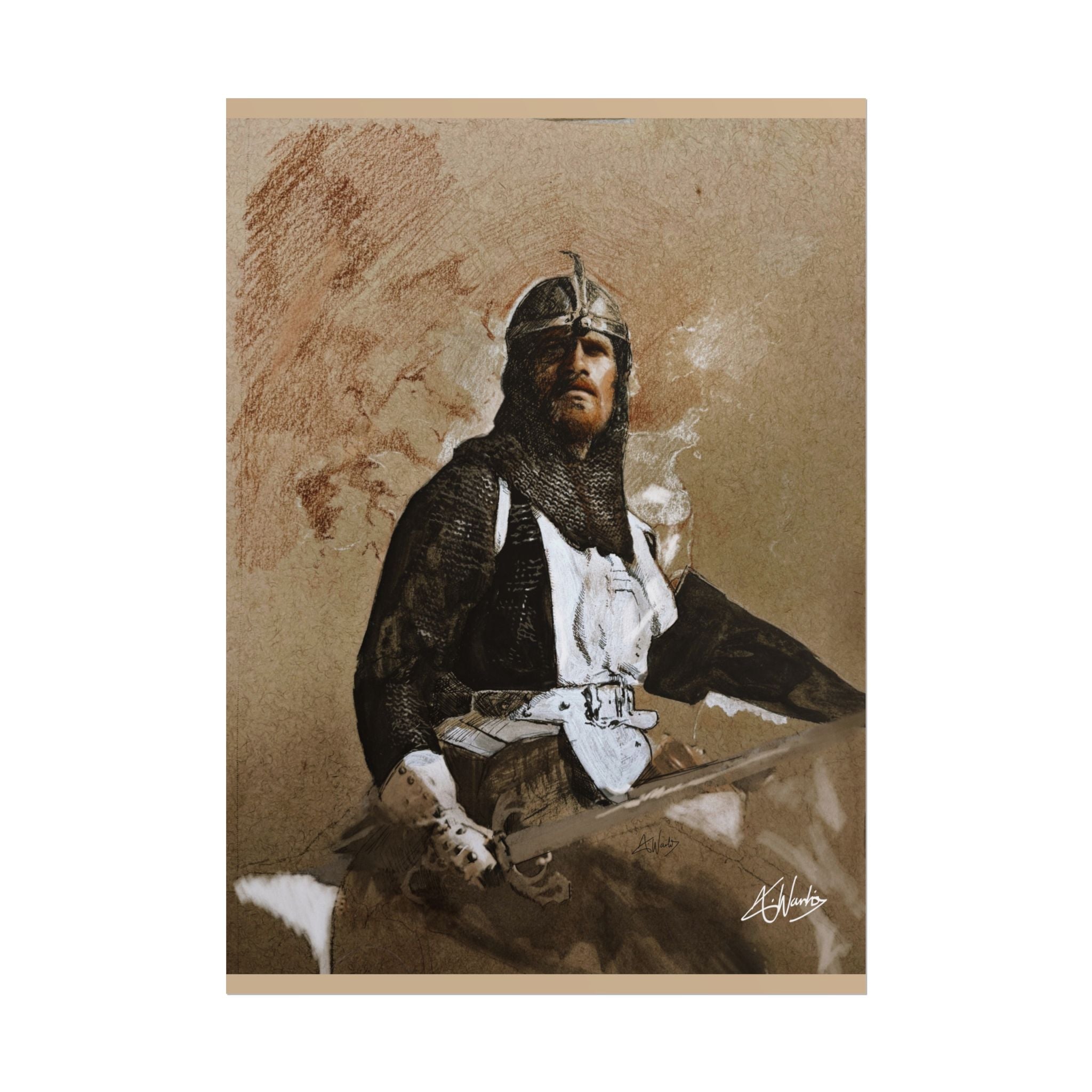 The Knight's Rest Medieval Fantasy Print