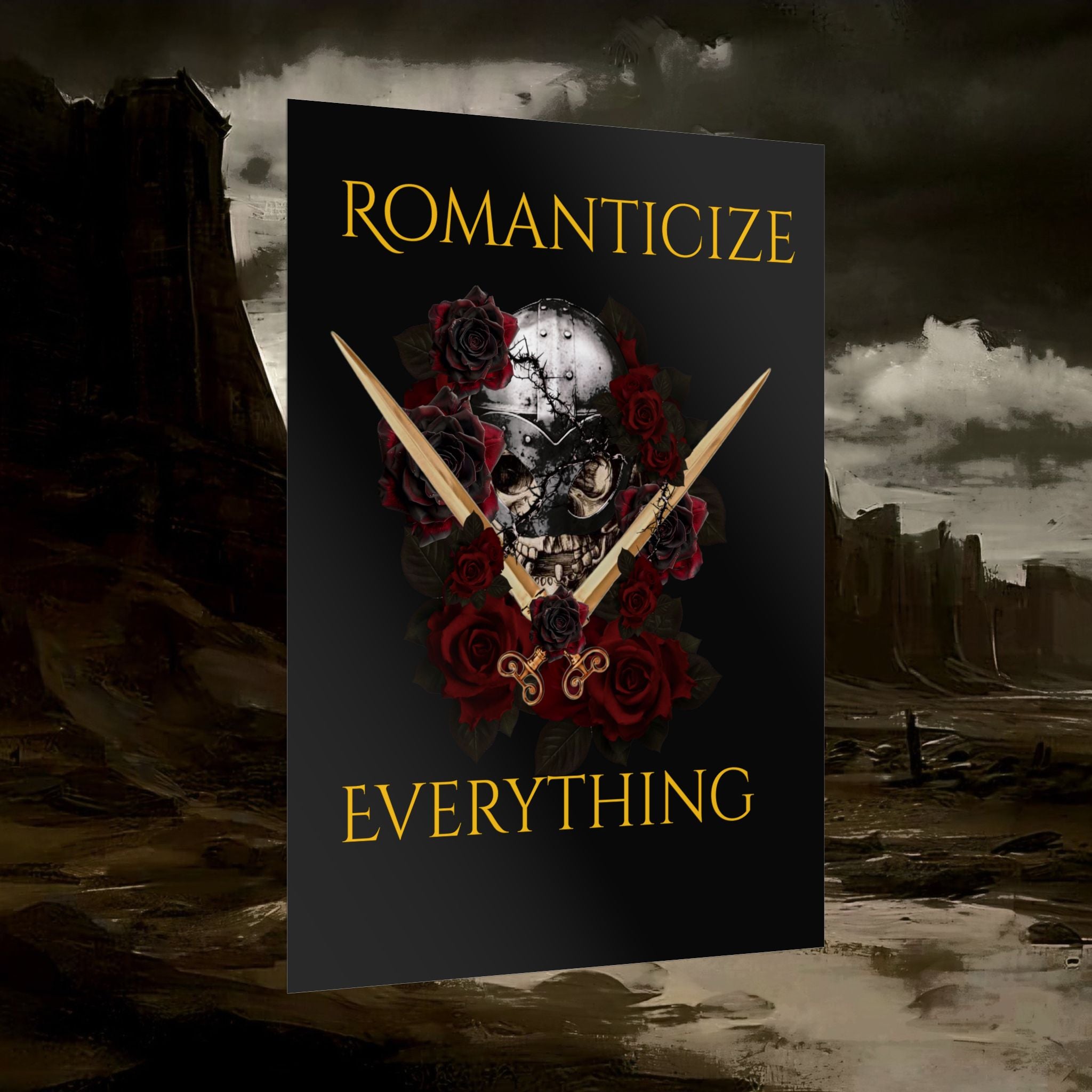 The Barbarian's Fate Early Medieval Fantasy Saxon themed Rolled Posters