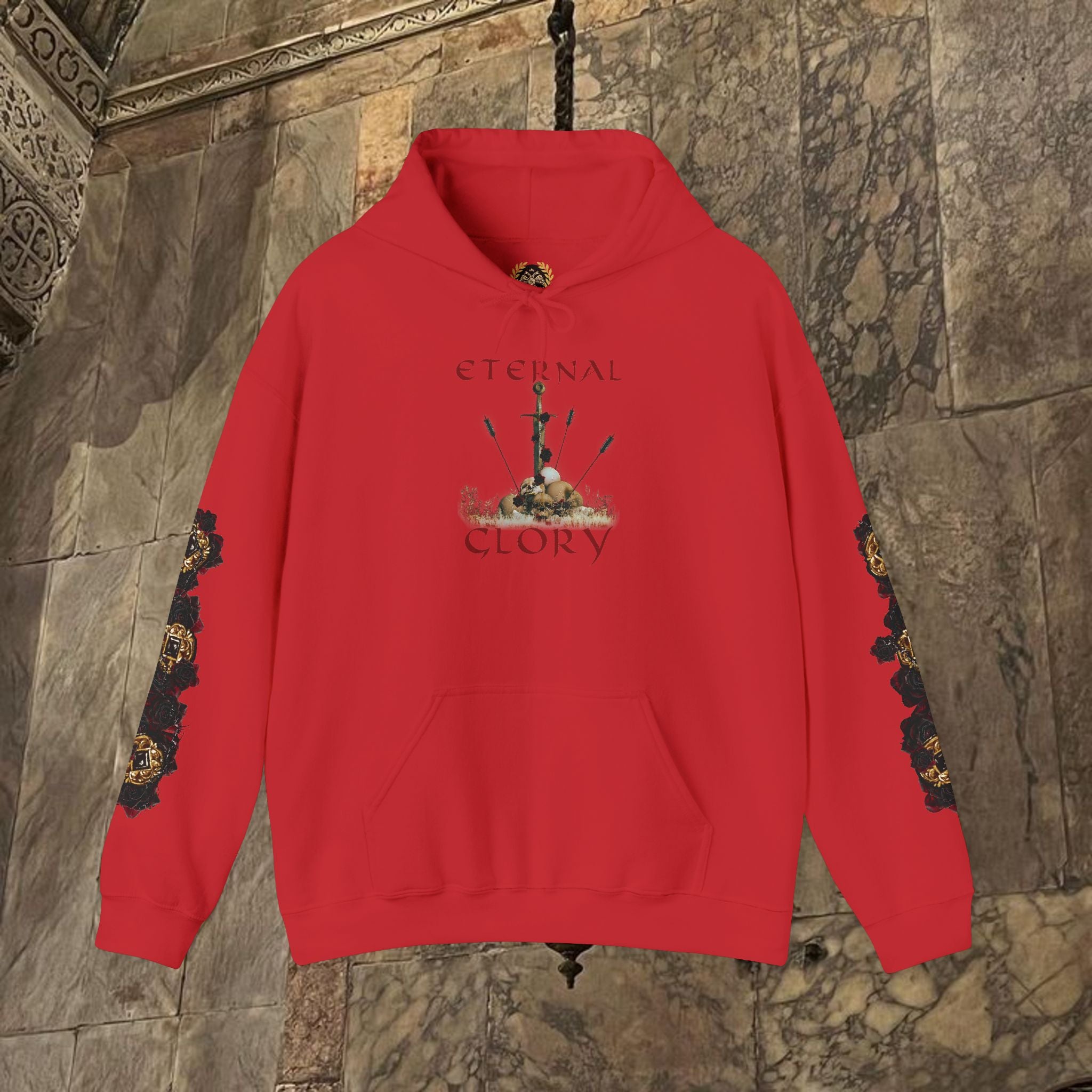 Eternal Glory of the Last Battle Byzantine Inspired Graphic Hoodie