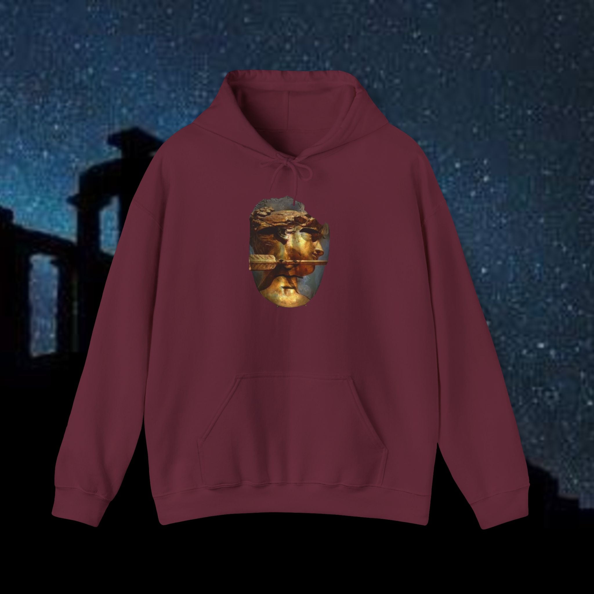 Mystical Undetailed Divine Hierarchy Hoodie - Abstract Sacred Art