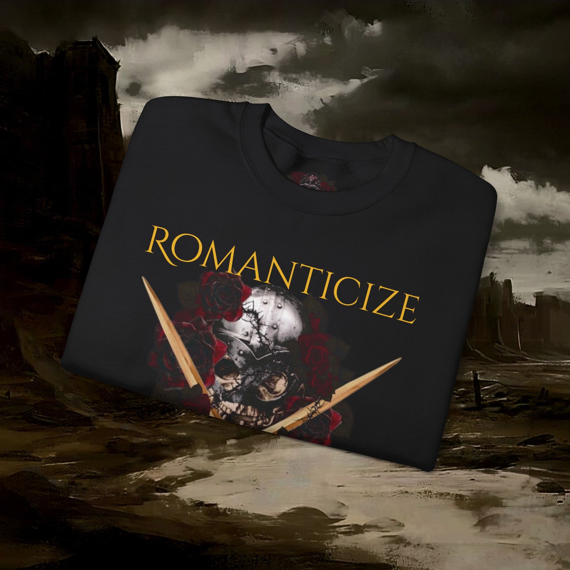 The Barbarian's Fate Medieval Fantasy Inspired Graphic Sweatshirt