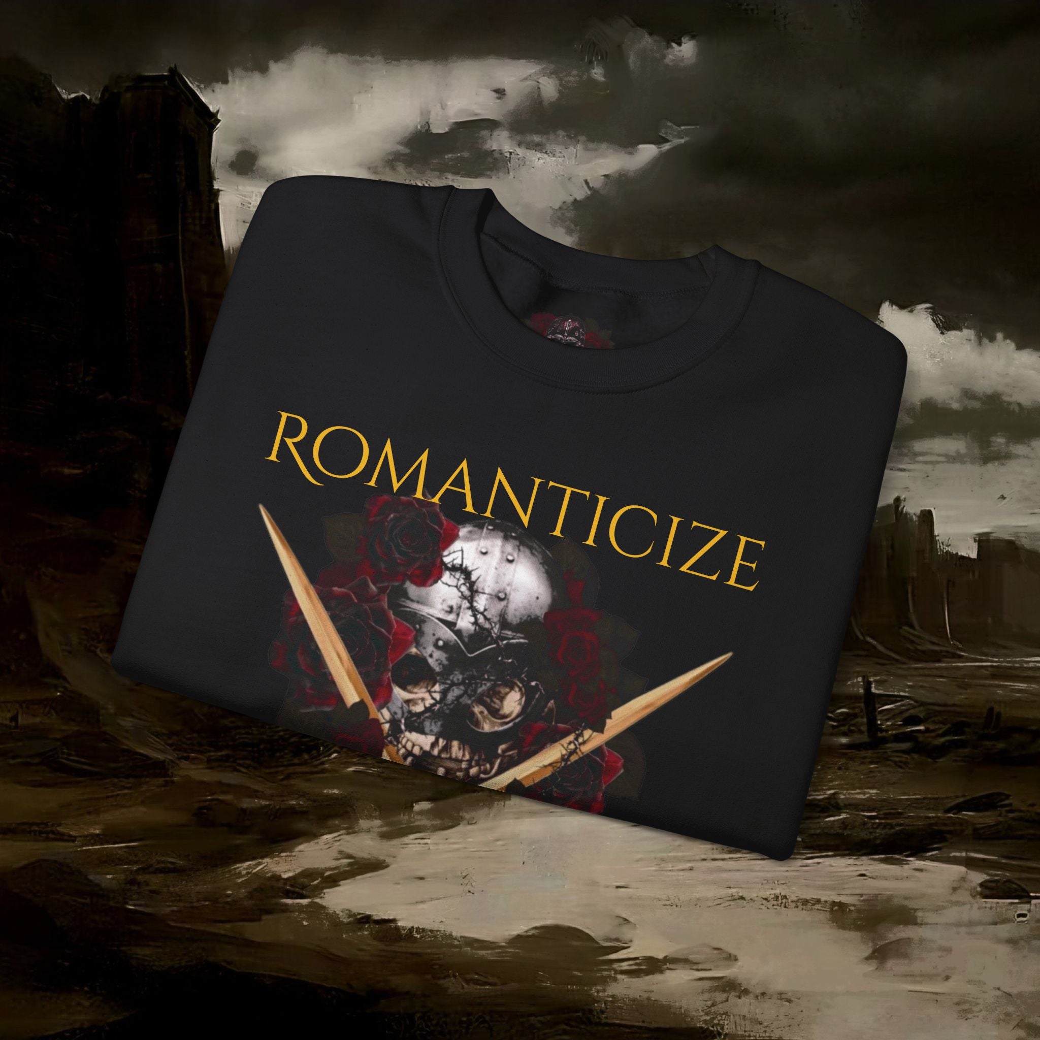 The Barbarian's Fate Medieval Fantasy Inspired Graphic Sweatshirt
