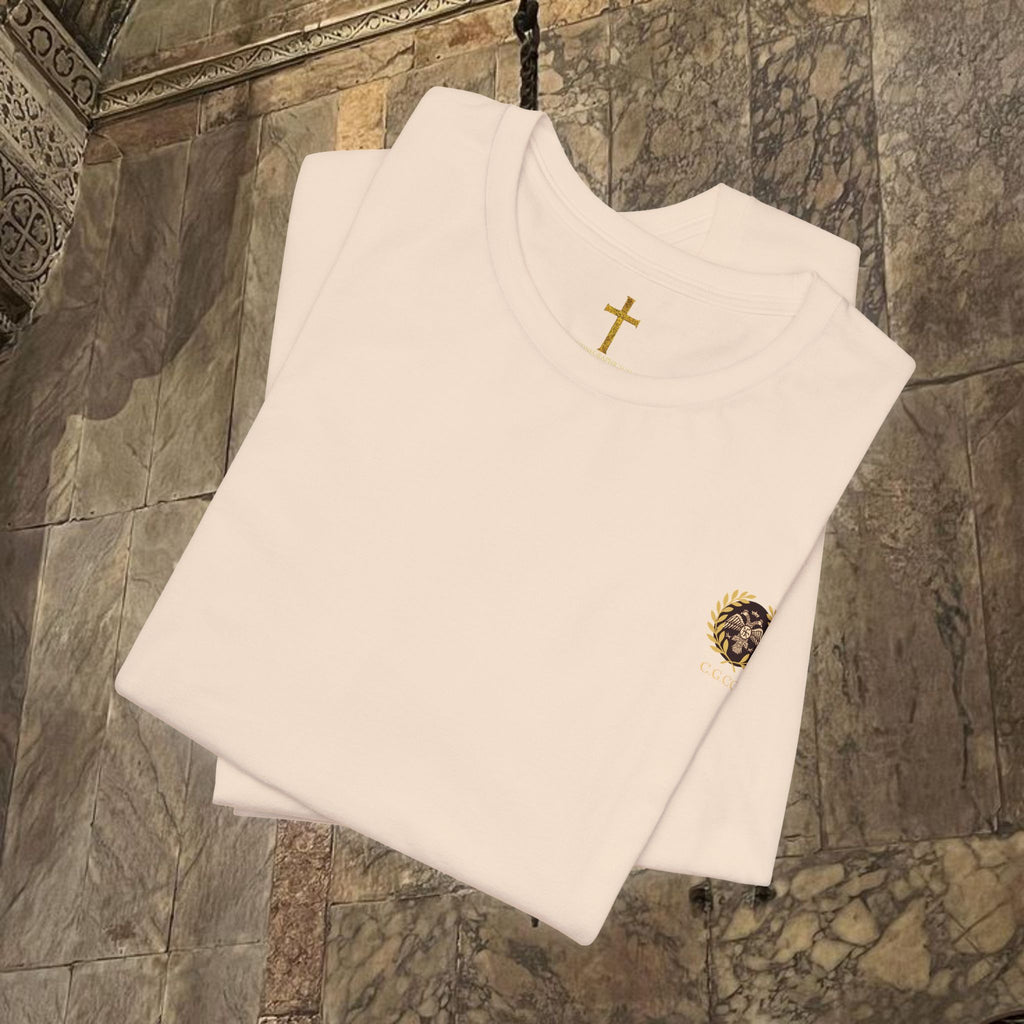 The Kings Fate Byzantine Inspired Cotton Graphic T-shirt Back version