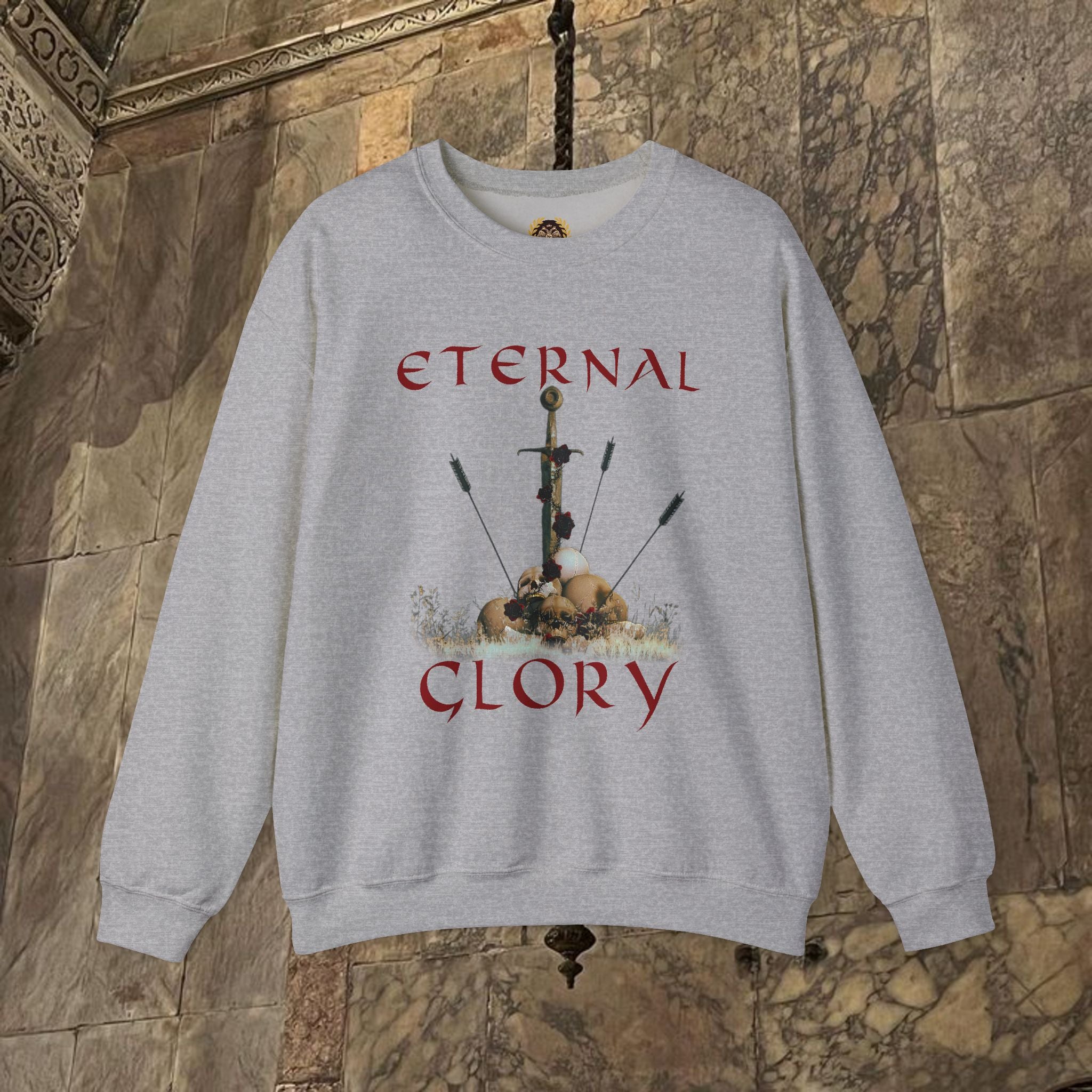 Eternal Glory of the Last Battle Crewneck Graphic Sweatshirt