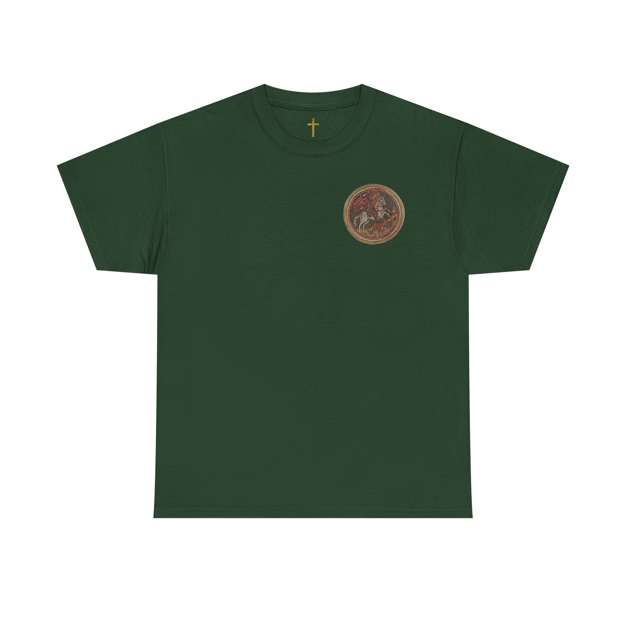 George the Dragon Slayer Graphic T-Shirt, Heavy Cotton Tee.