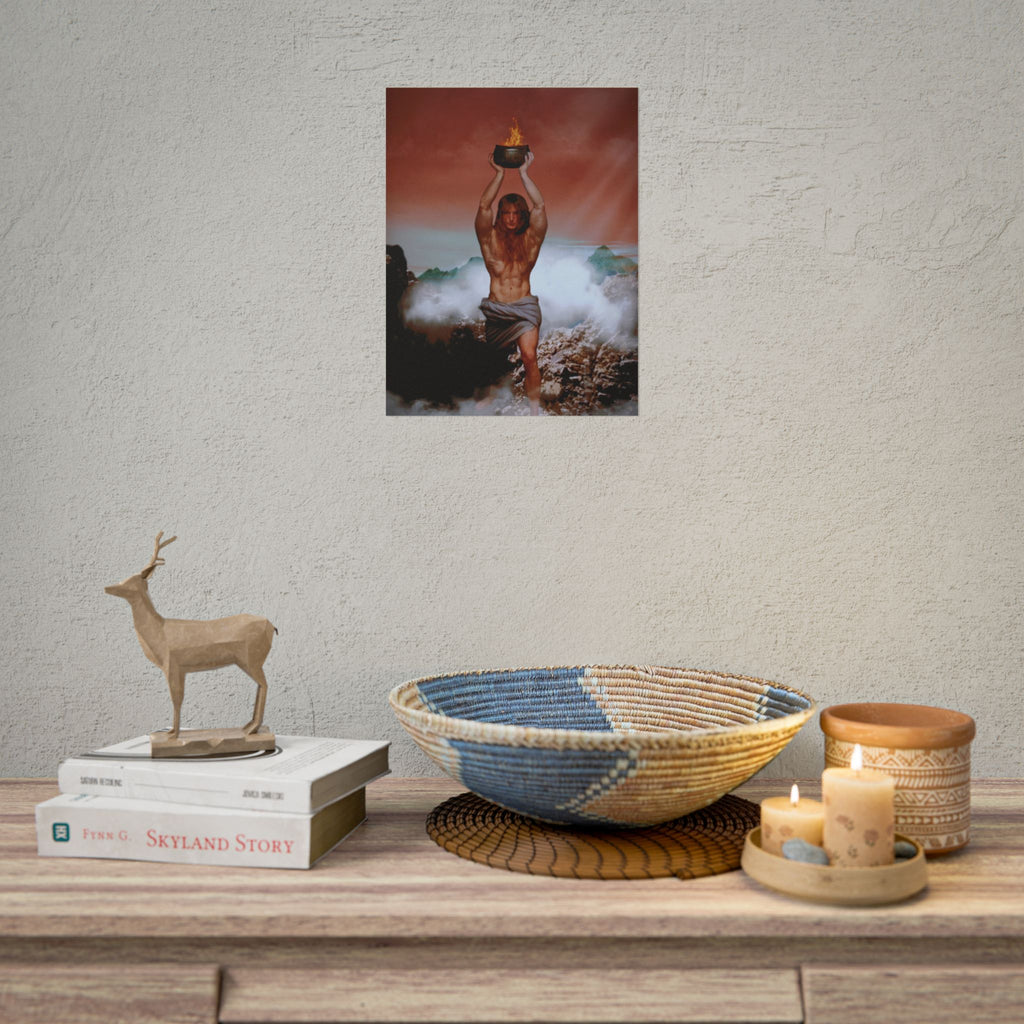 The Flame of Prometheus Classical Mythology Inspired Prints