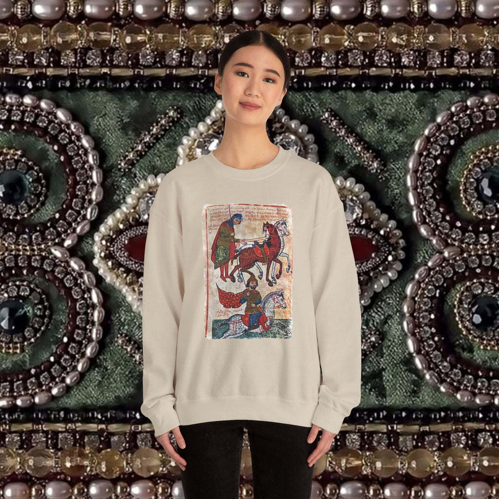 Ancient Armenian Manuscript Graphic Sweatshirt Design