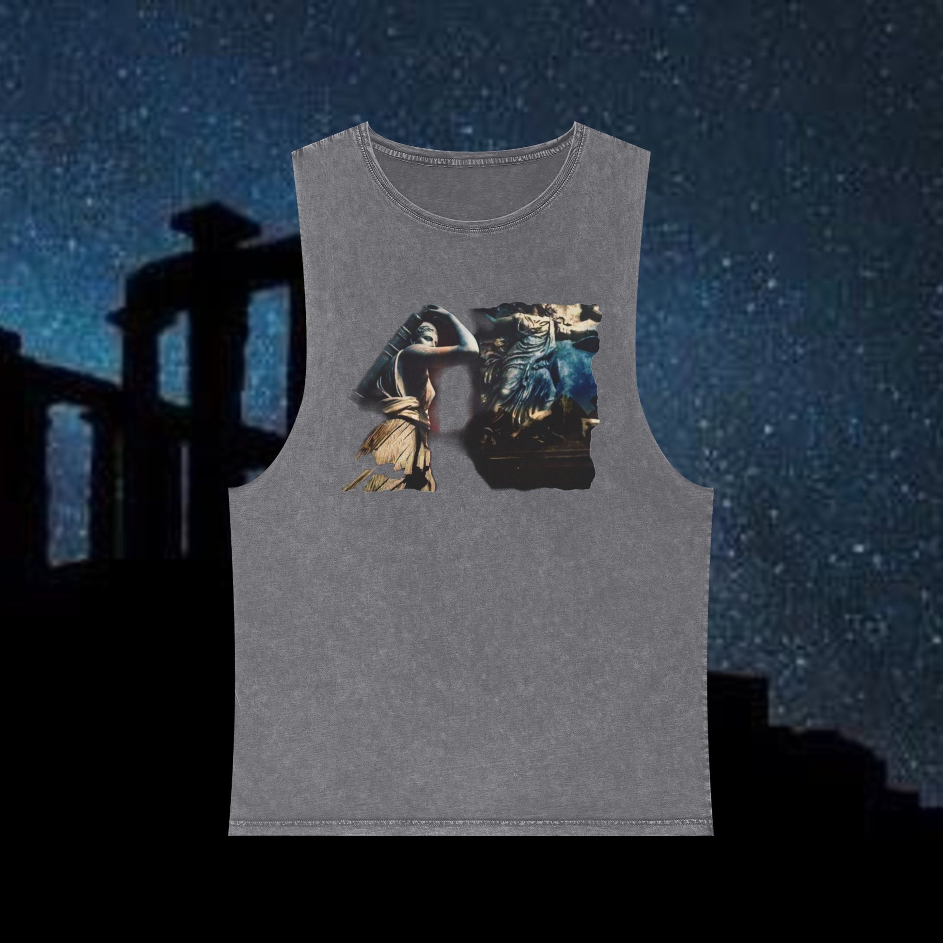 Artimus Fury Stonewash Tank Top, Graphic Top