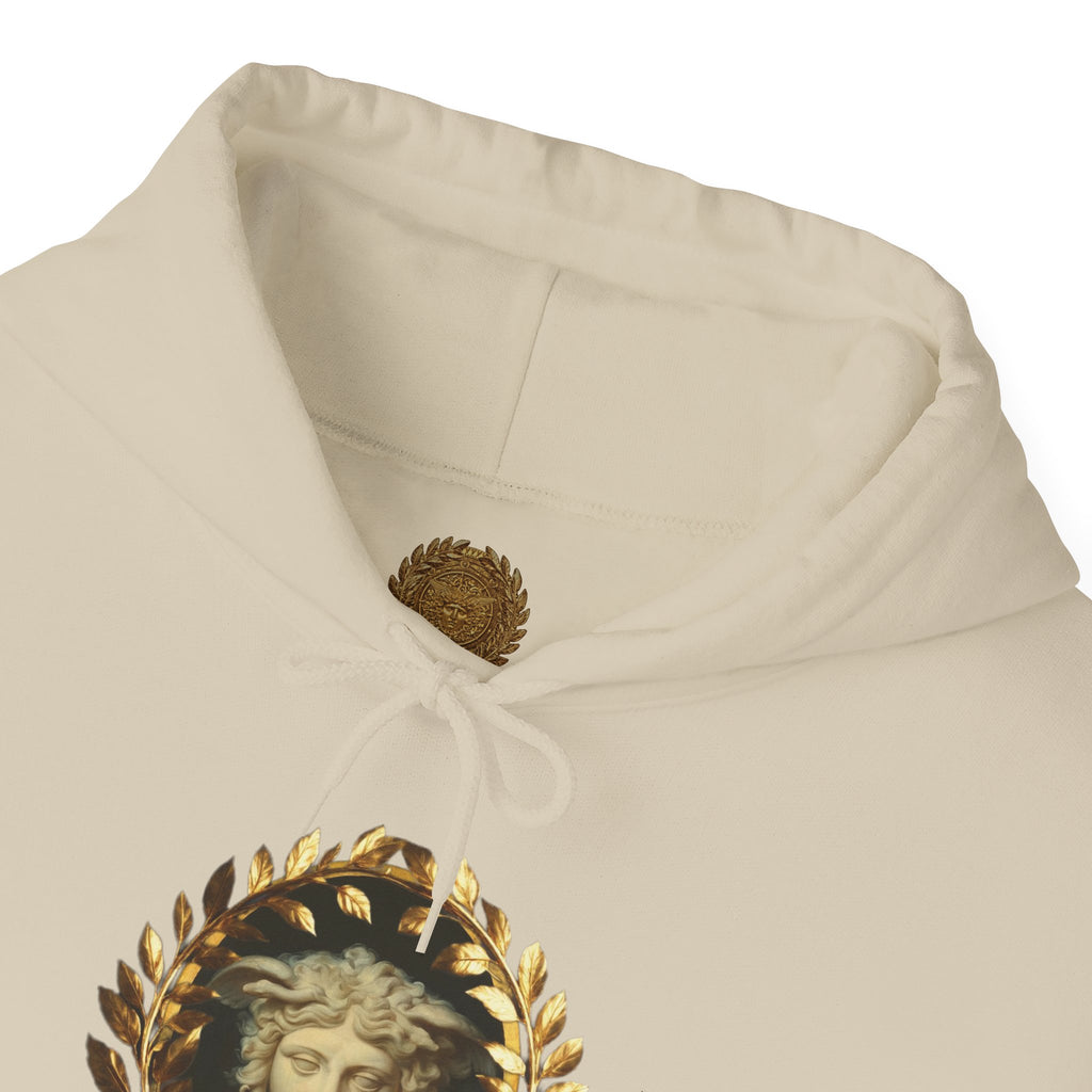 Medusa's Gaze Classical Mythology Inspired Unisex Heavy Blend Hooded Graphic Sweatshirt