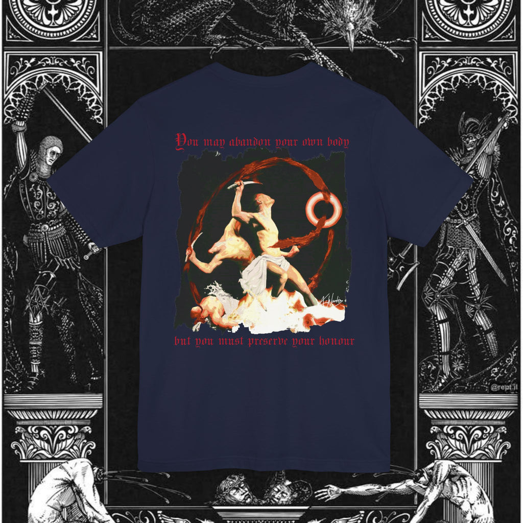 The Samurai's Vengeance Medieval Fantasy Graphic Shirt