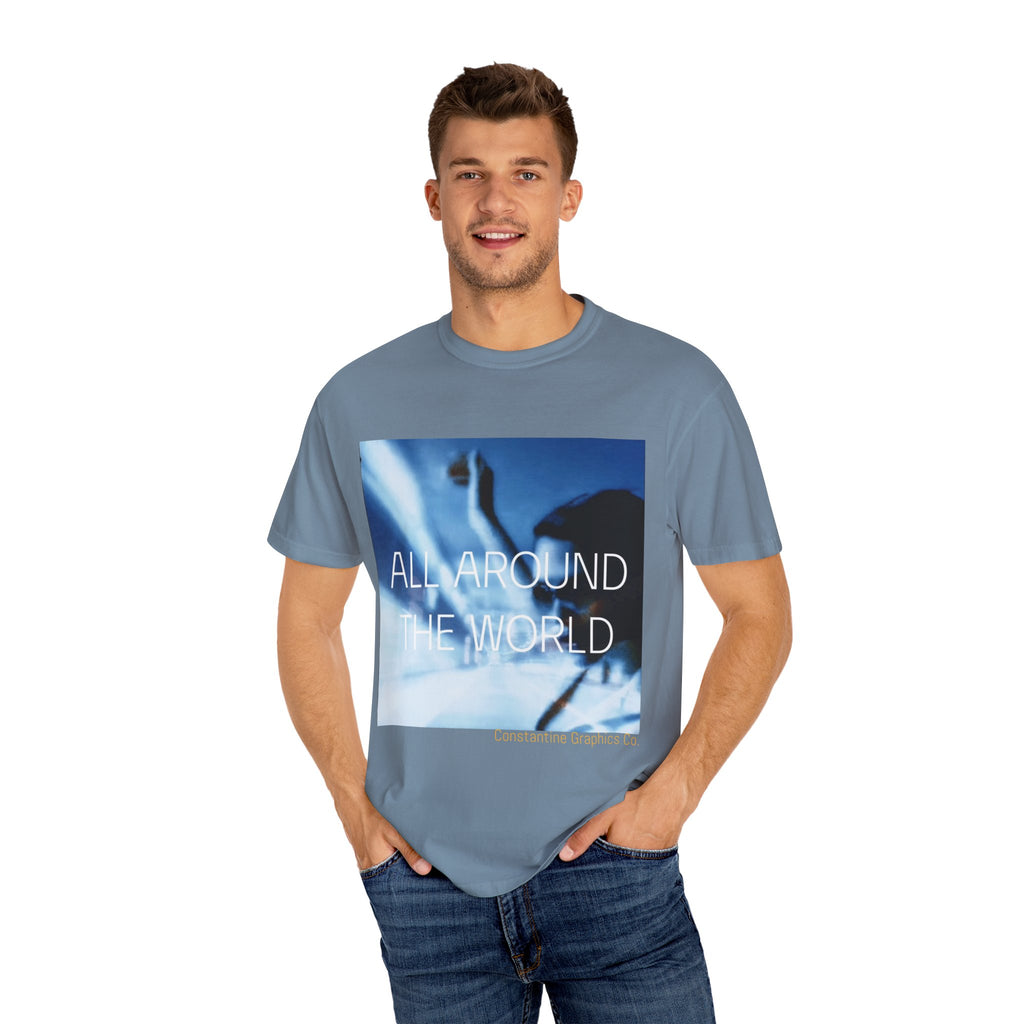 All Around The World Cyber Y2k Graphic Tshirt