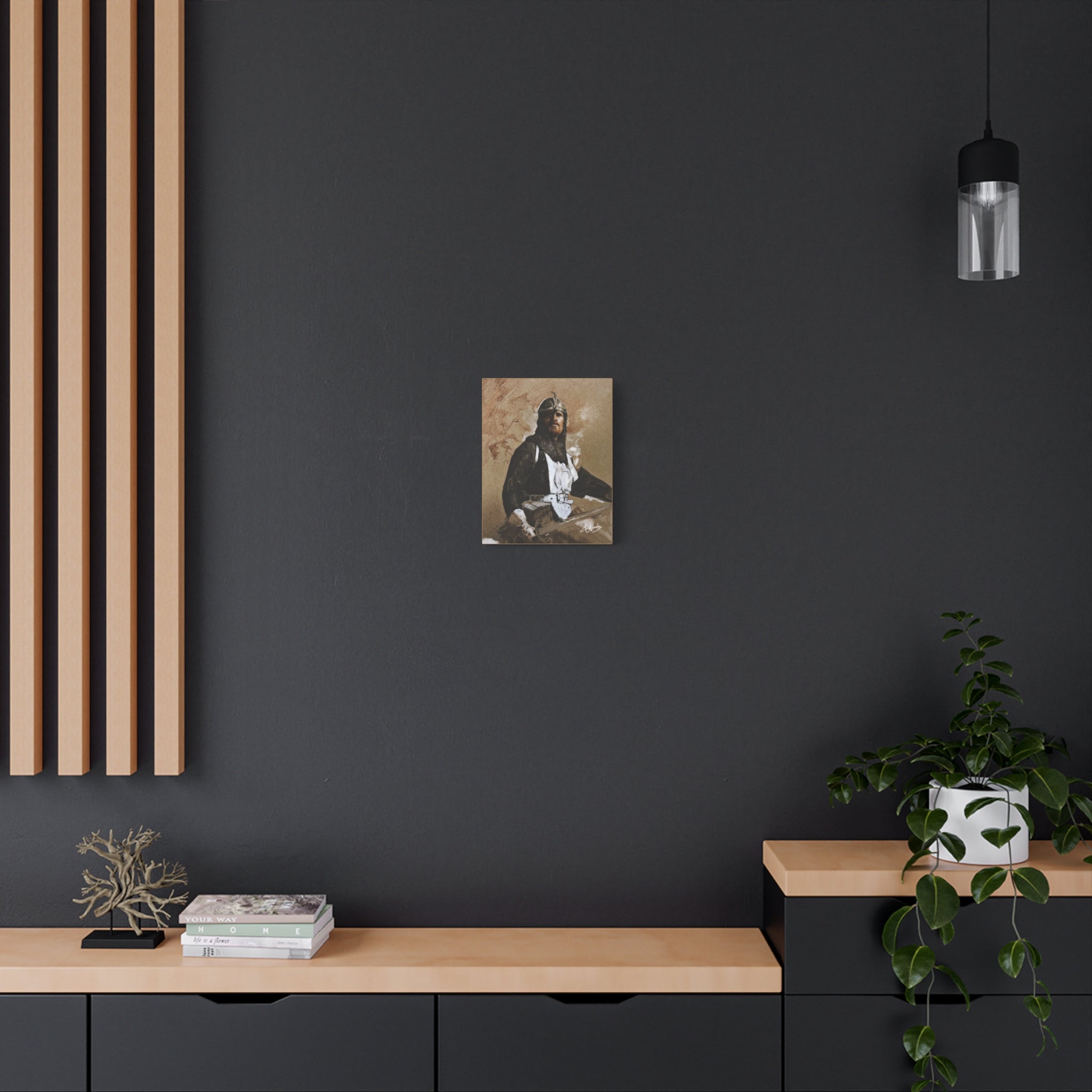 The Knight's Rest Medieval Fantasy Canvas