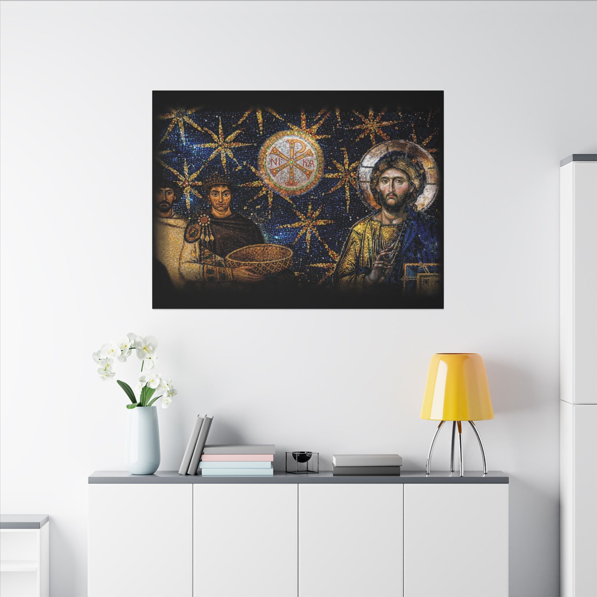 Justinian's Glory Byzantine Late Roman Inspired Matte Canvas, Stretched, (Multi-Size)