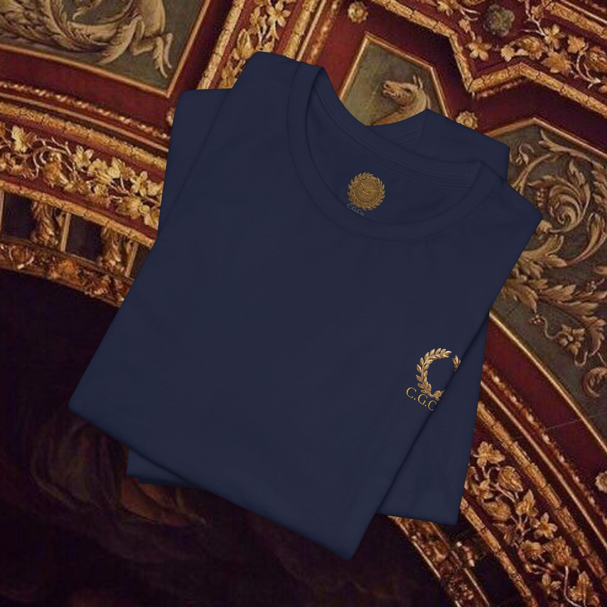 The Goddess's Protection Classically-Inspired Cotton Graphic T Shirt Back Version