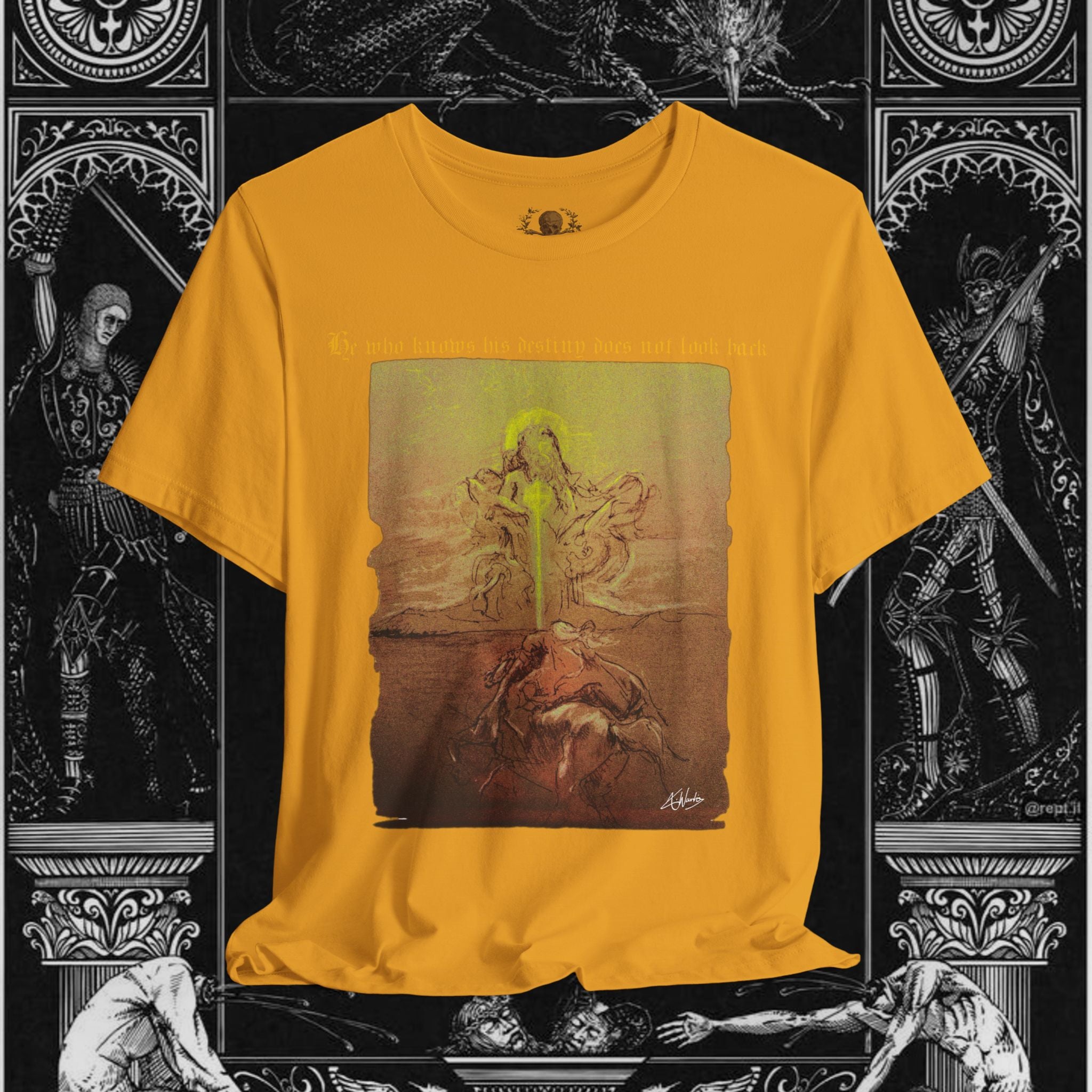 The Destiny of Man Medieval Fantasy Graphic Shirt
