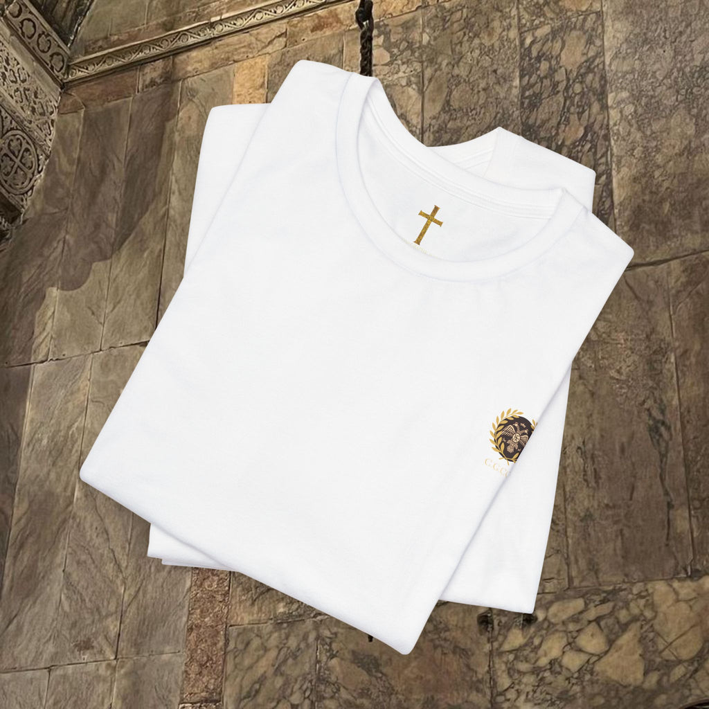 The Kings Fate Byzantine Inspired Cotton Graphic T-shirt Back version