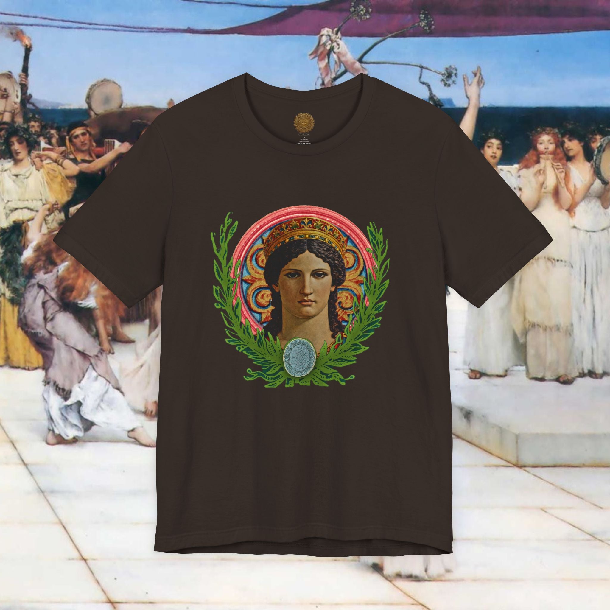Hera's Wondering – Greek Goddess Coloured Diadem T-Shirt