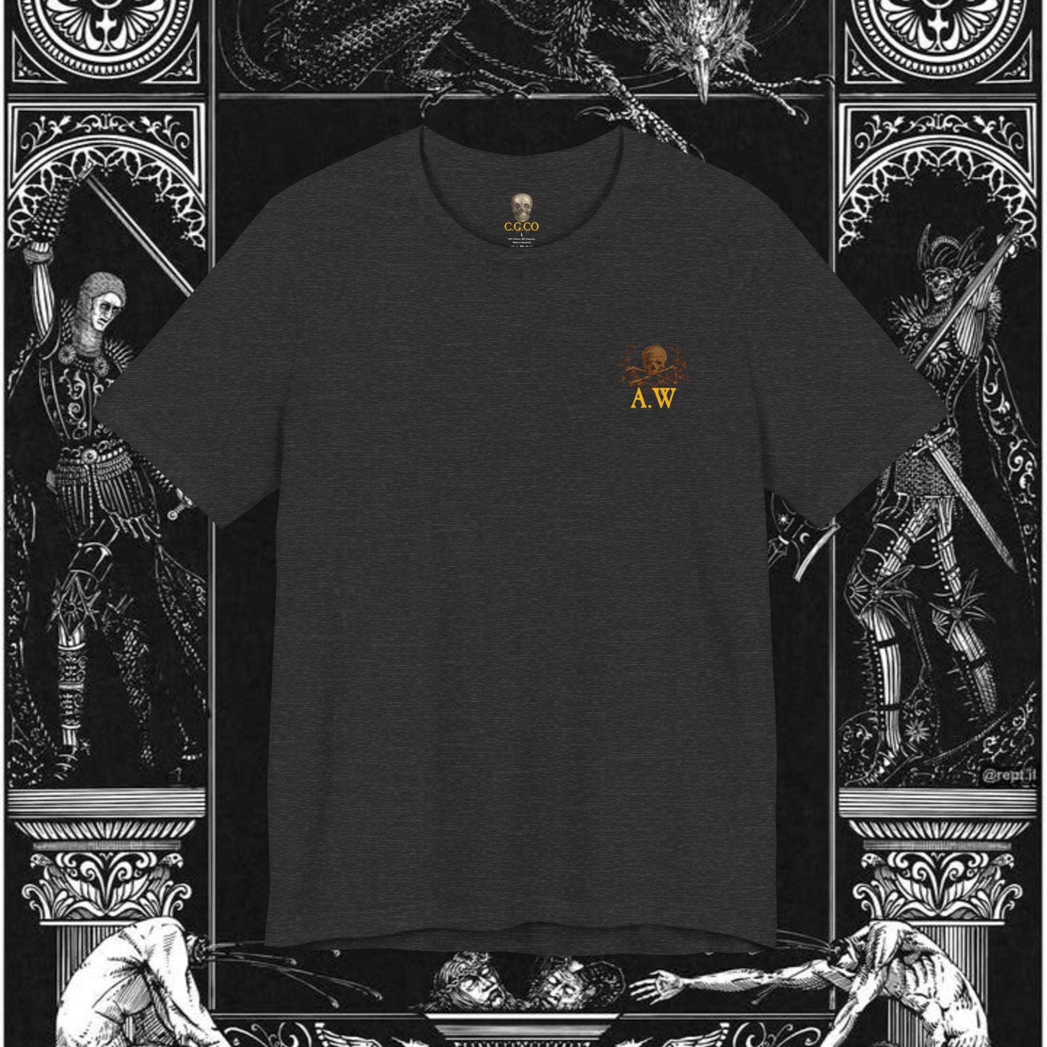 The Samurai's Vengeance Medieval Fantasy Graphic Shirt