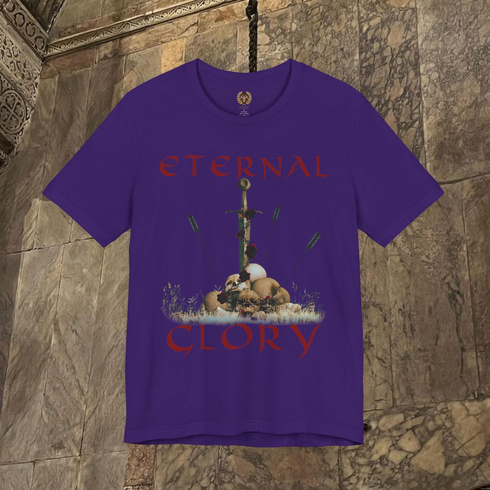 Eternal Glory of the Last Battle Cotton Graphic T-Shirt
