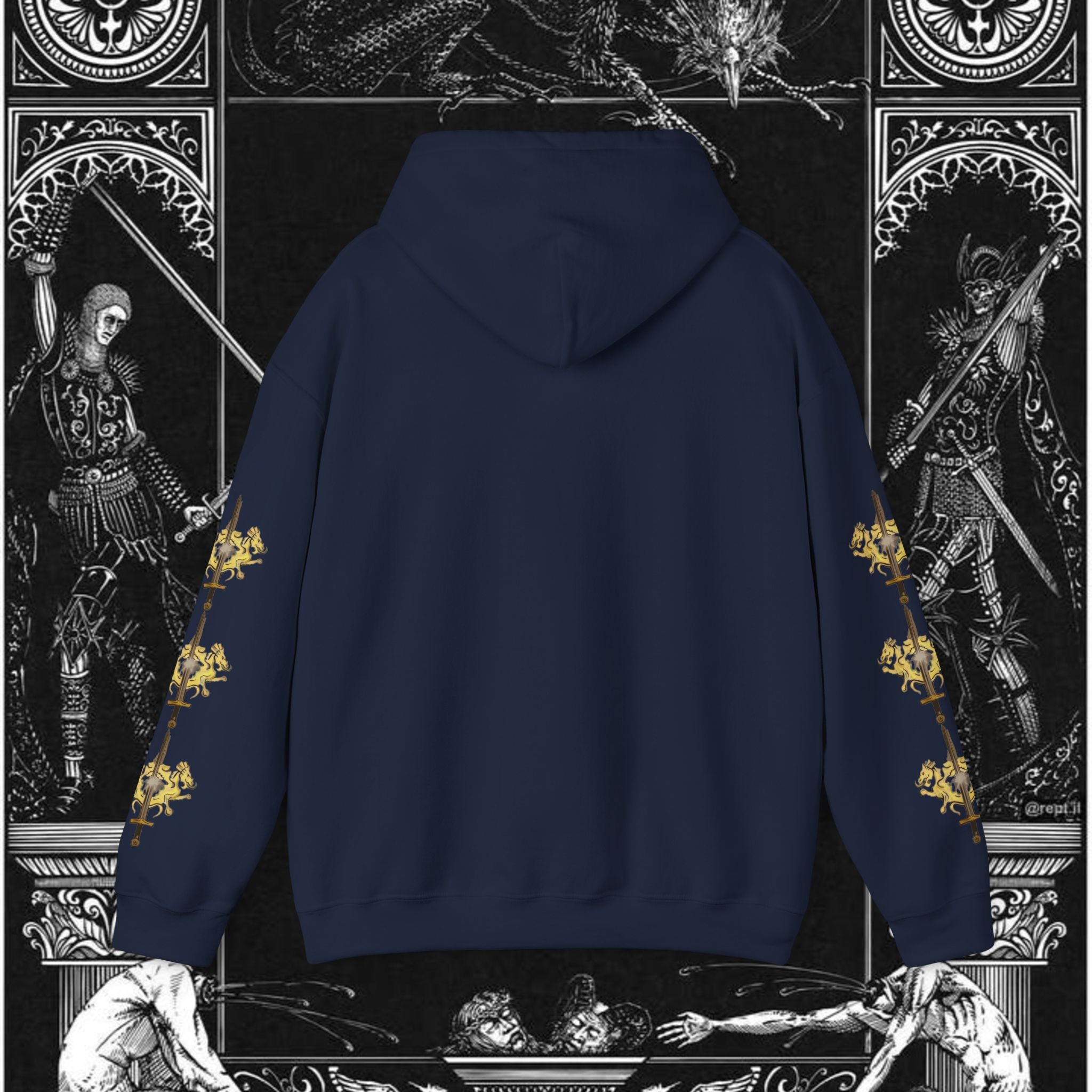 The King's Destiny Medieval Fantasy Graphic Hoodie