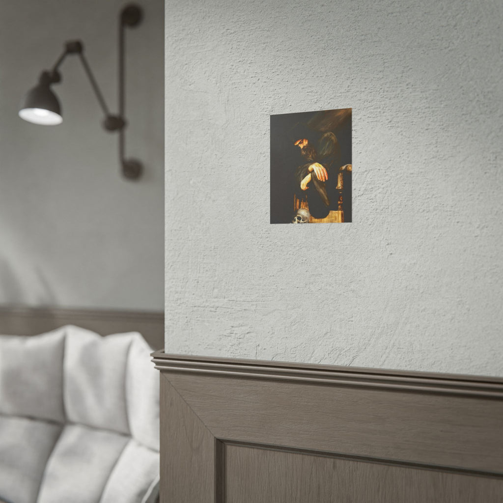 Man's Memento Medieval Fantasy Fine Art Print