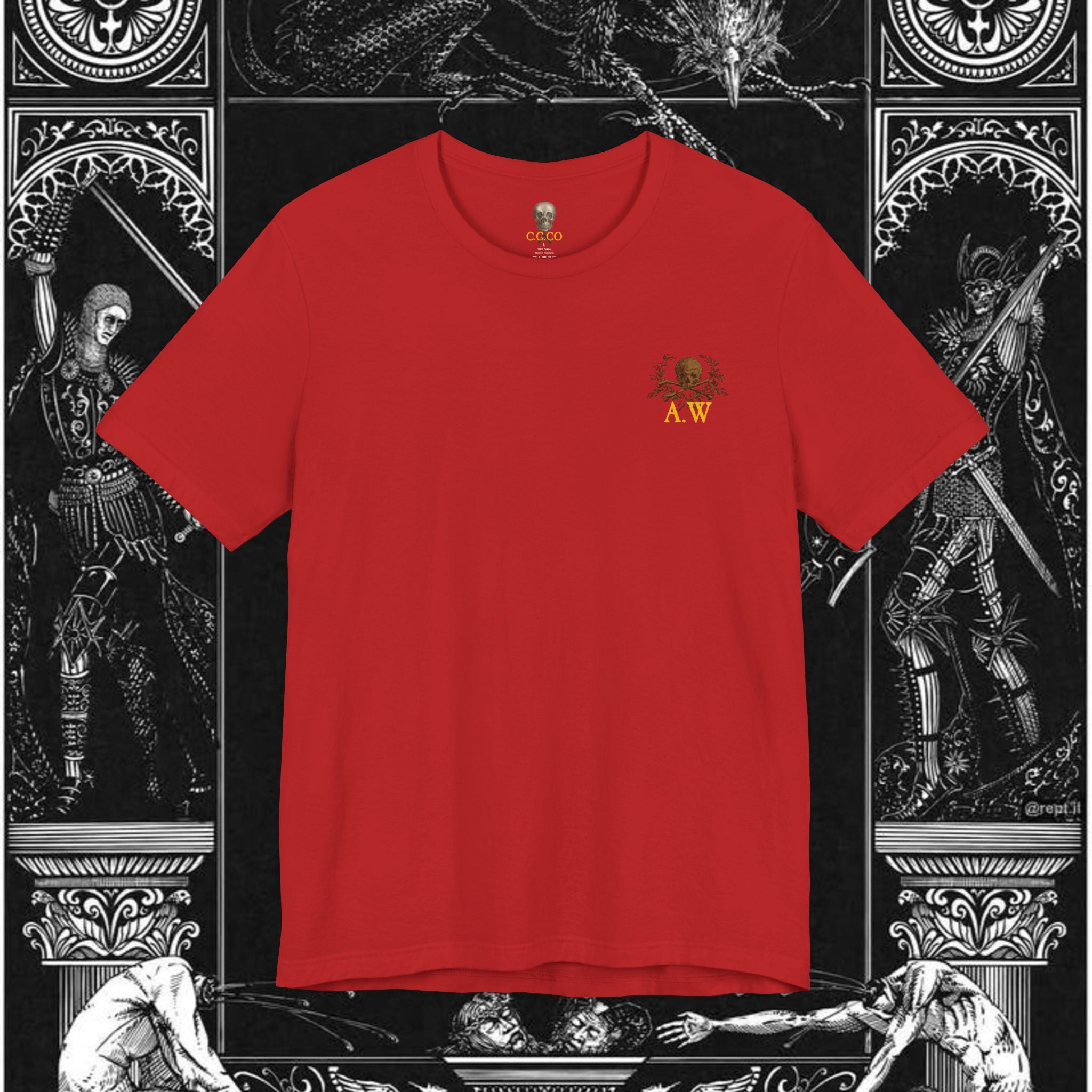 The Knight's Rest Medieval Fantasy Graphic T-Shirt