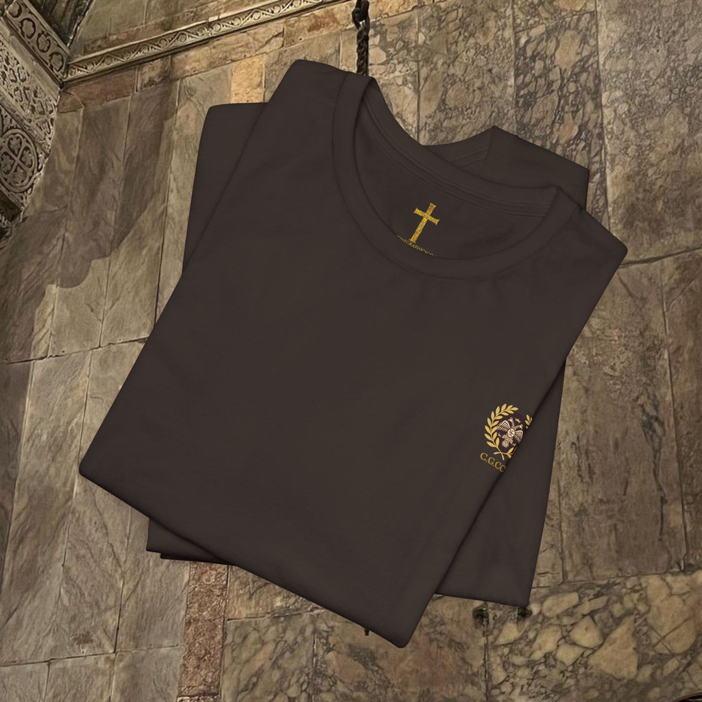 The Last Great Emperor Byzantine Inspired Cotton Graphic T-shirt Back Version