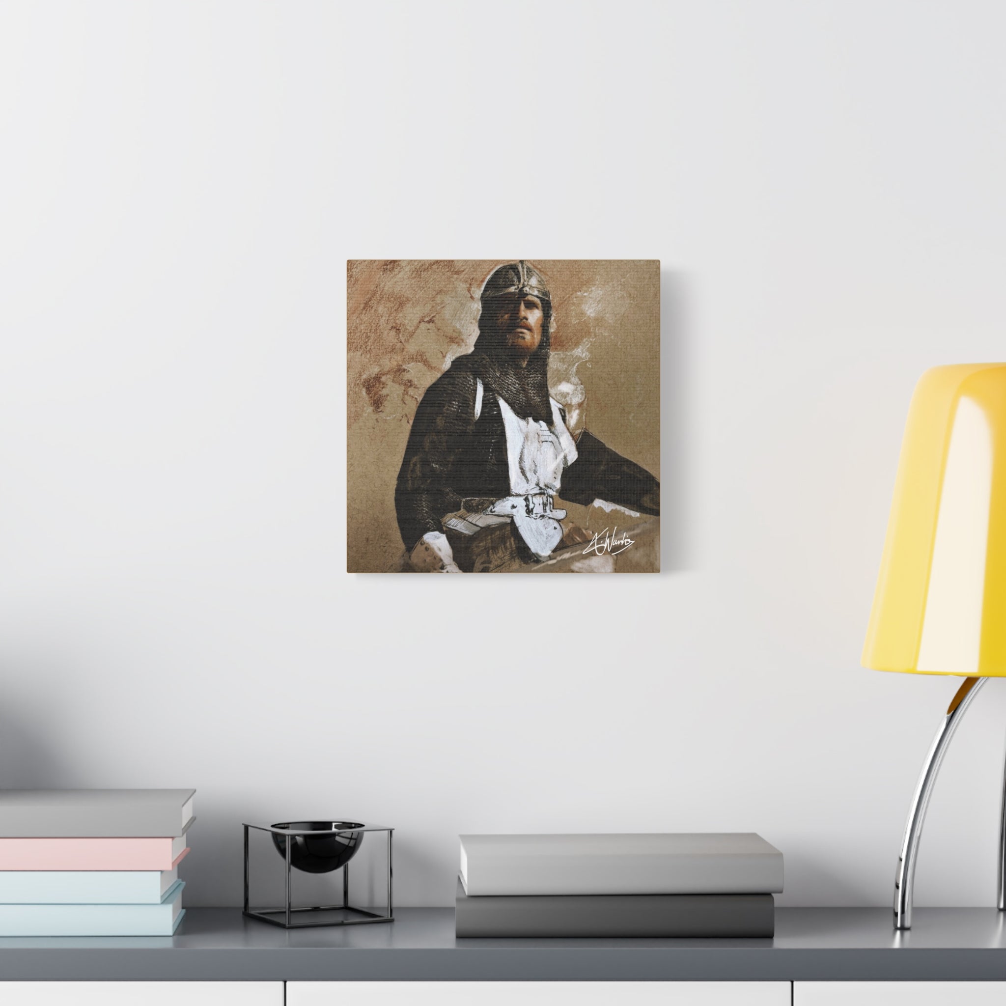 The Knight's Rest Medieval Fantasy Canvas