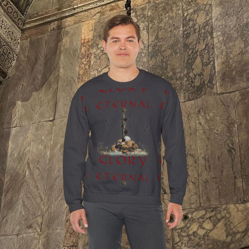 Eternal Glory of the Last Battle Crewneck Graphic Sweatshirt