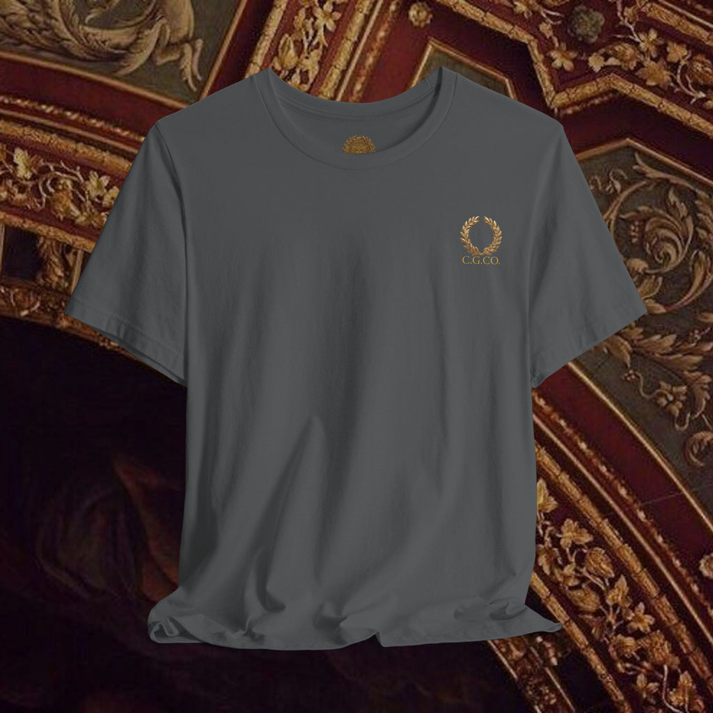 The Goddess's Protection Classically-Inspired Cotton Graphic T Shirt Back Version