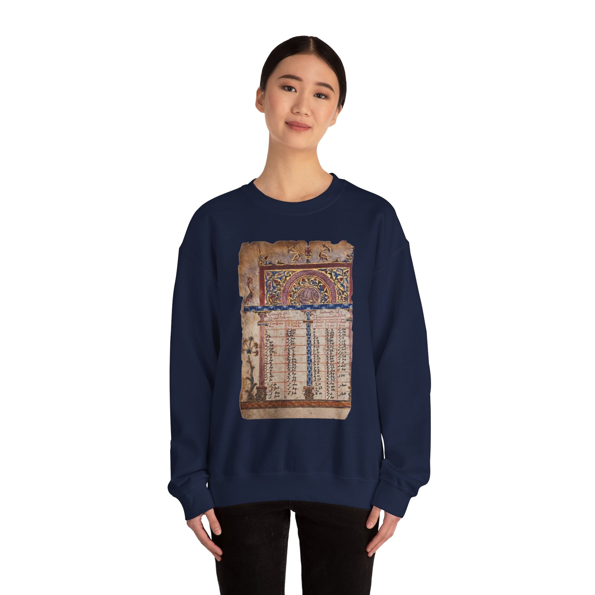 Manuscript of the Ancients Graphic Artistic Sweatshirt