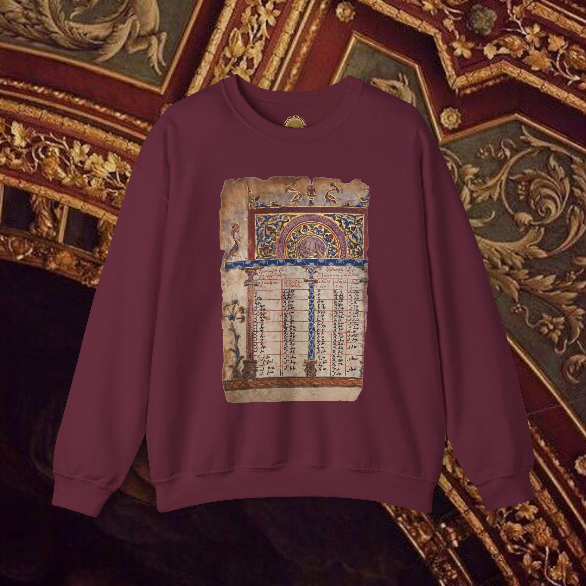 Manuscript of the Ancients Graphic Artistic Sweatshirt