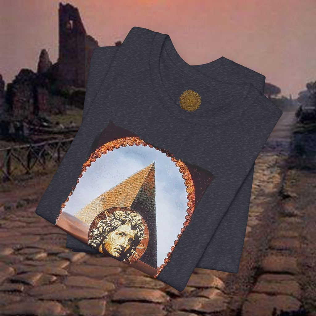 Alexander the Great In Egypt Pyramid Graphic T Shirt