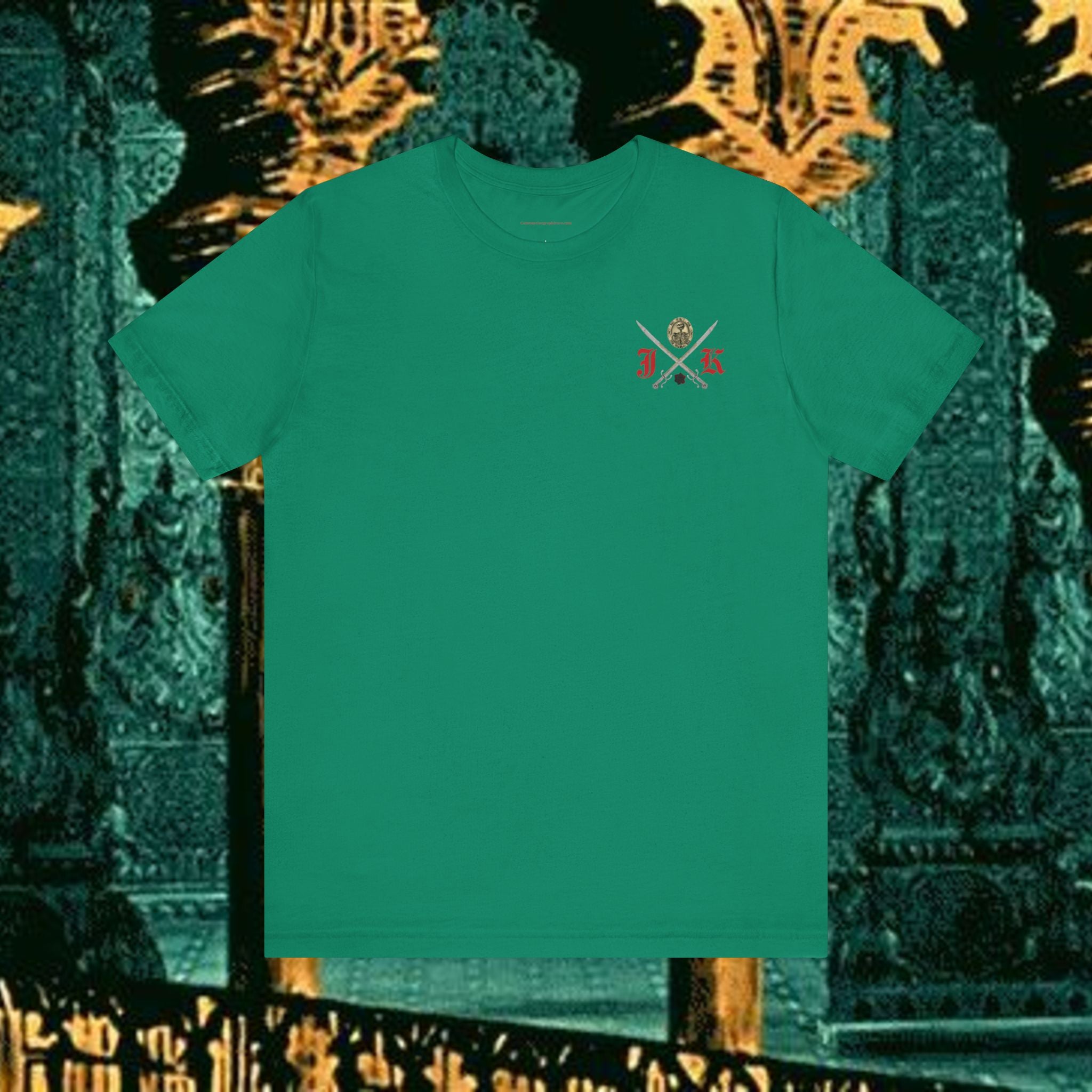 Sons of the Steppe Mythical Medieval Inspired Graphic T Shirt Back Version