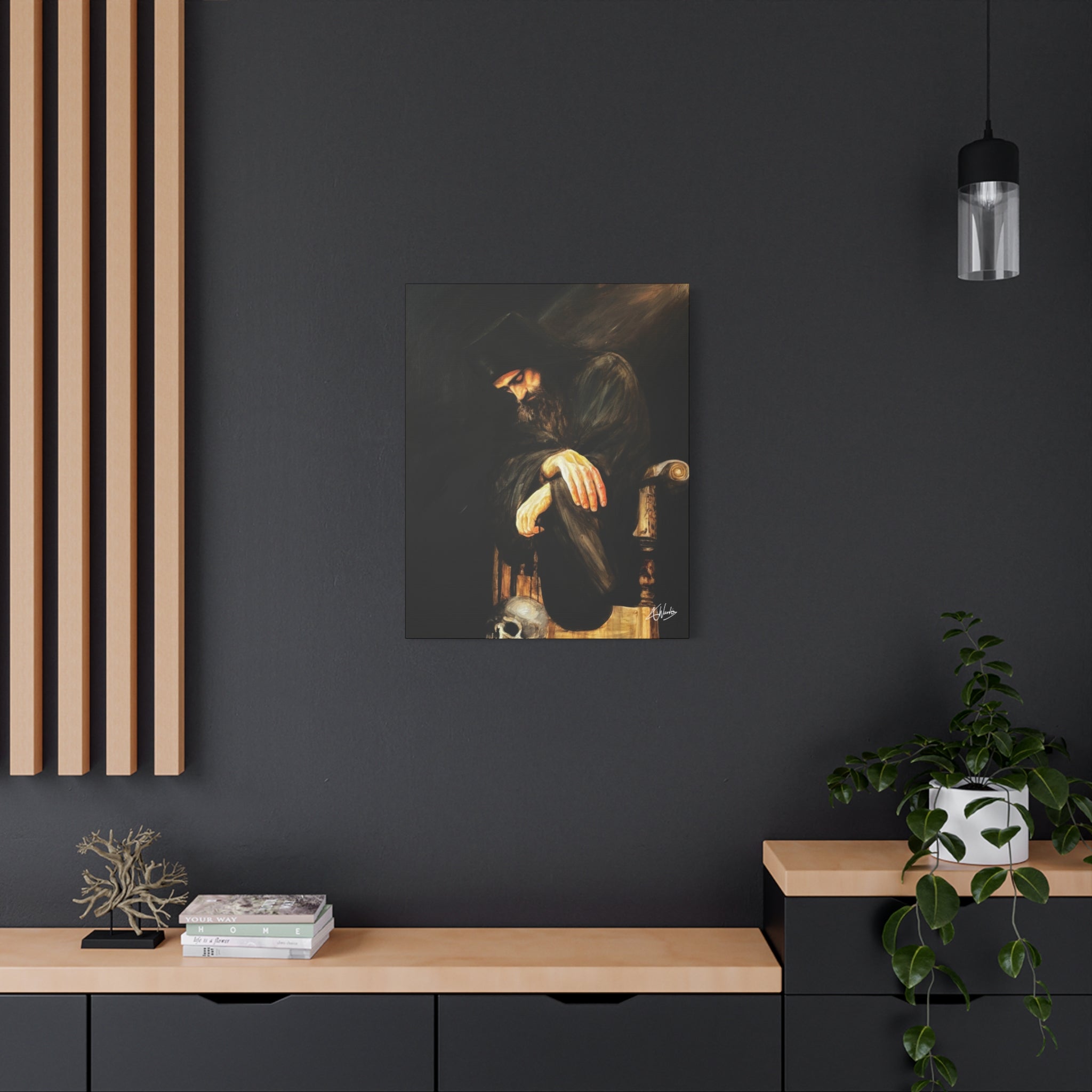 Man's Memento Medieval Fantasy Canvas