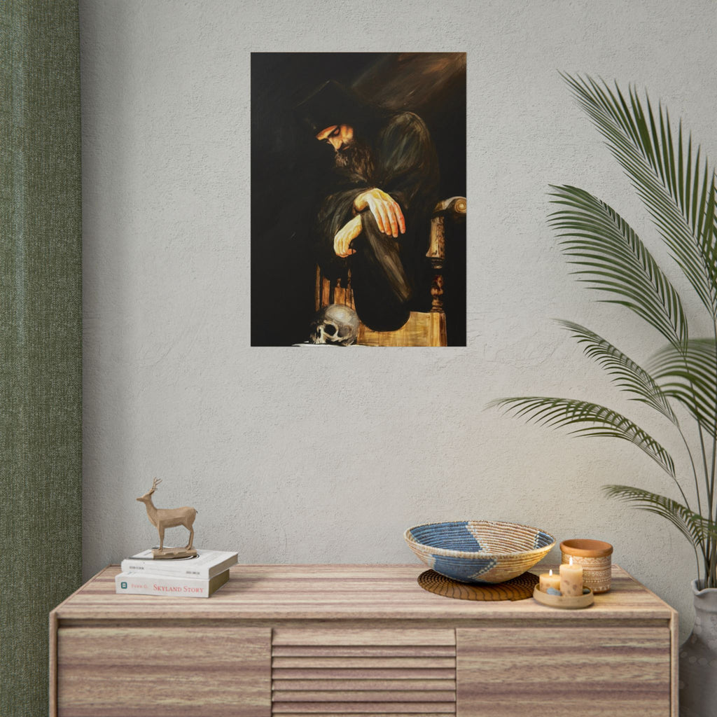 Man's Memento Medieval Fantasy Fine Art Print