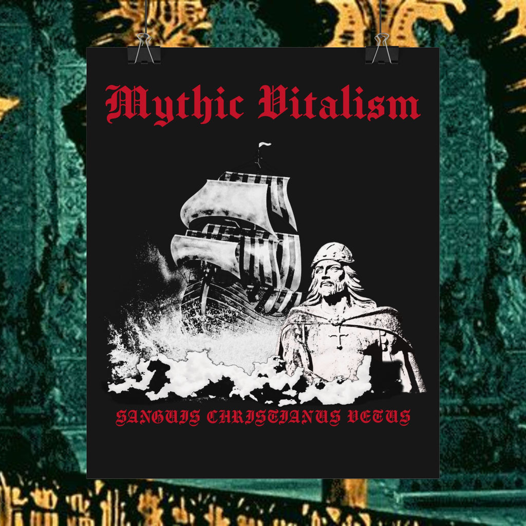 Mythical Vitalism, Sanguis Christianus Vetus Adventure and Exploration Inspired Rolled Posters