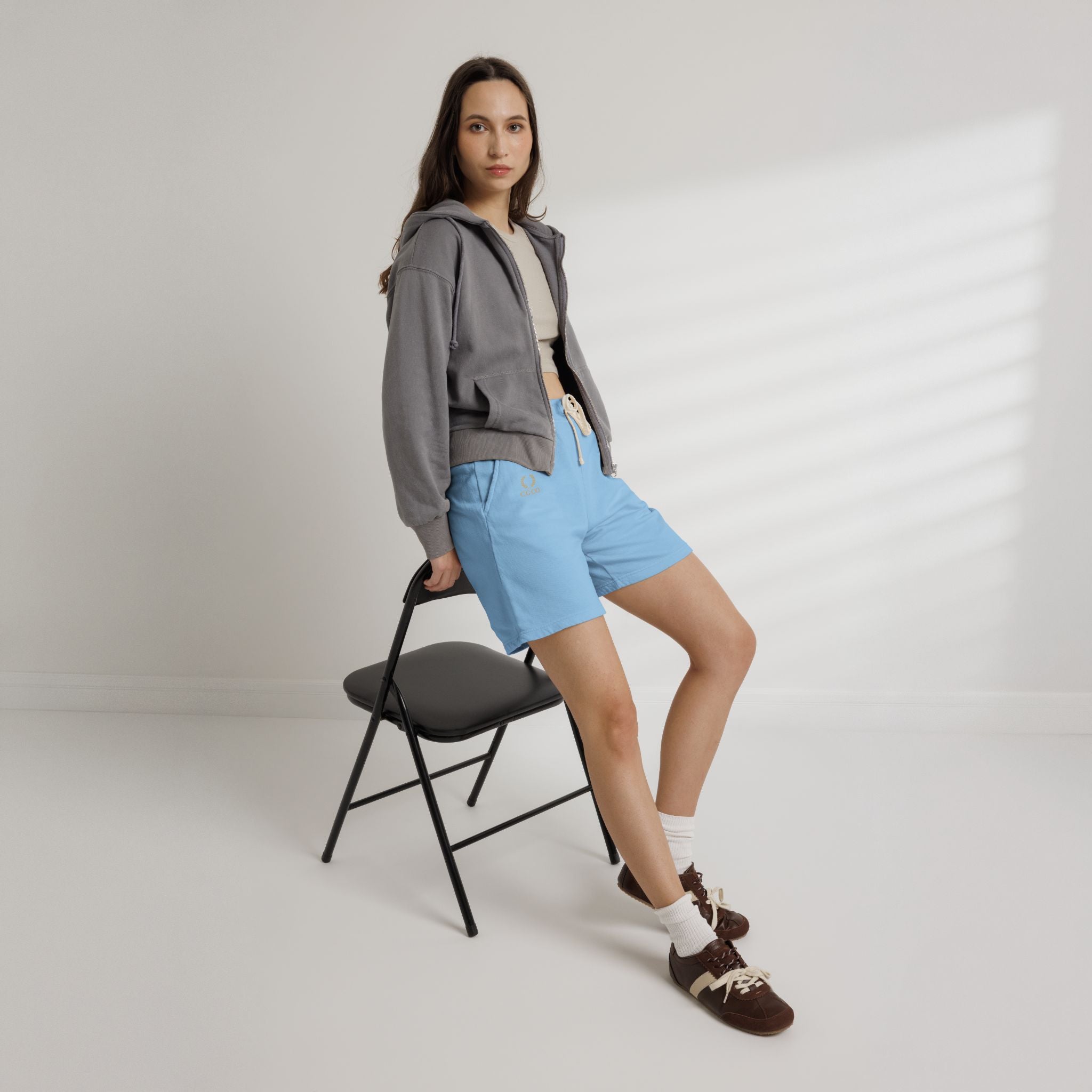 Mediterranean Coast Cotton Shorts