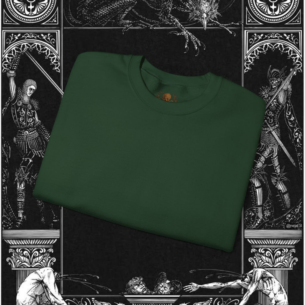 The Circle of Life Medieval Fantasy Inspired Graphic Sweatshirt