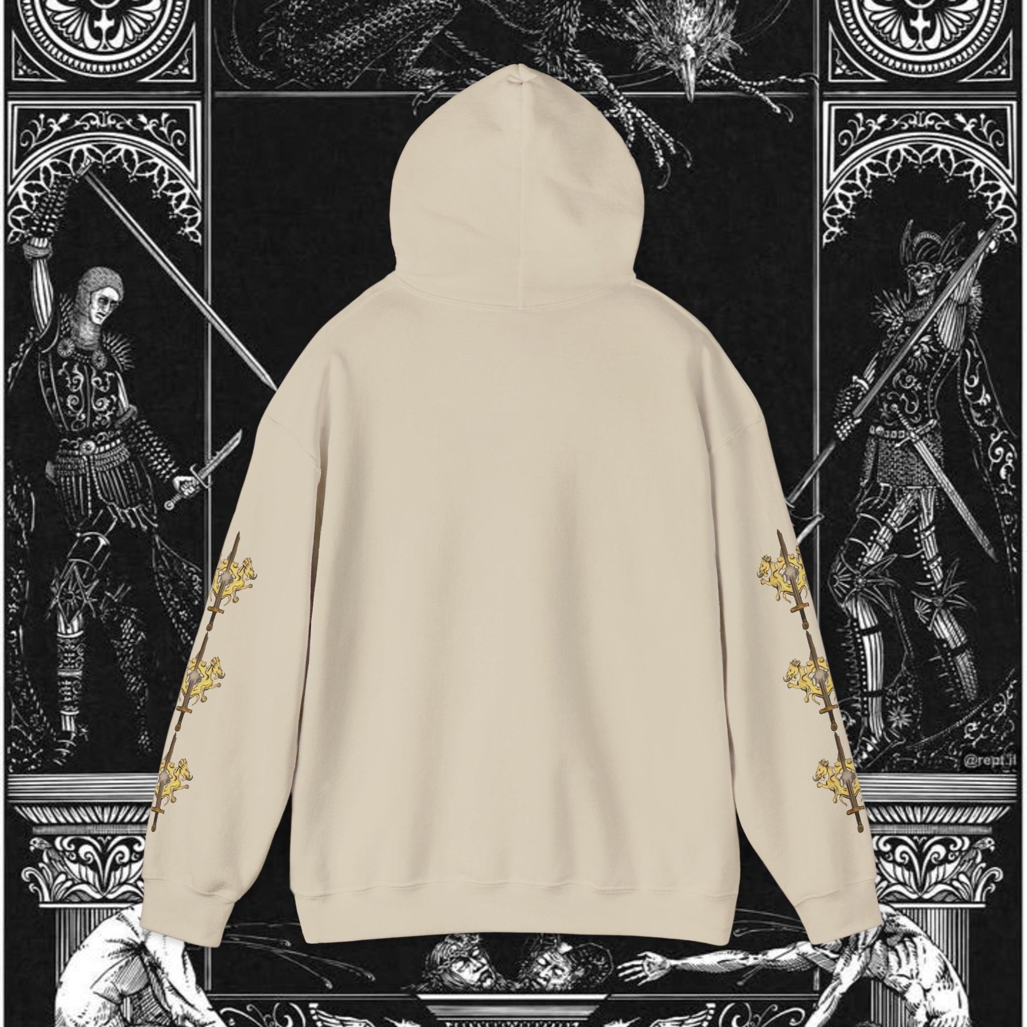 The King's Destiny Medieval Fantasy Graphic Hoodie