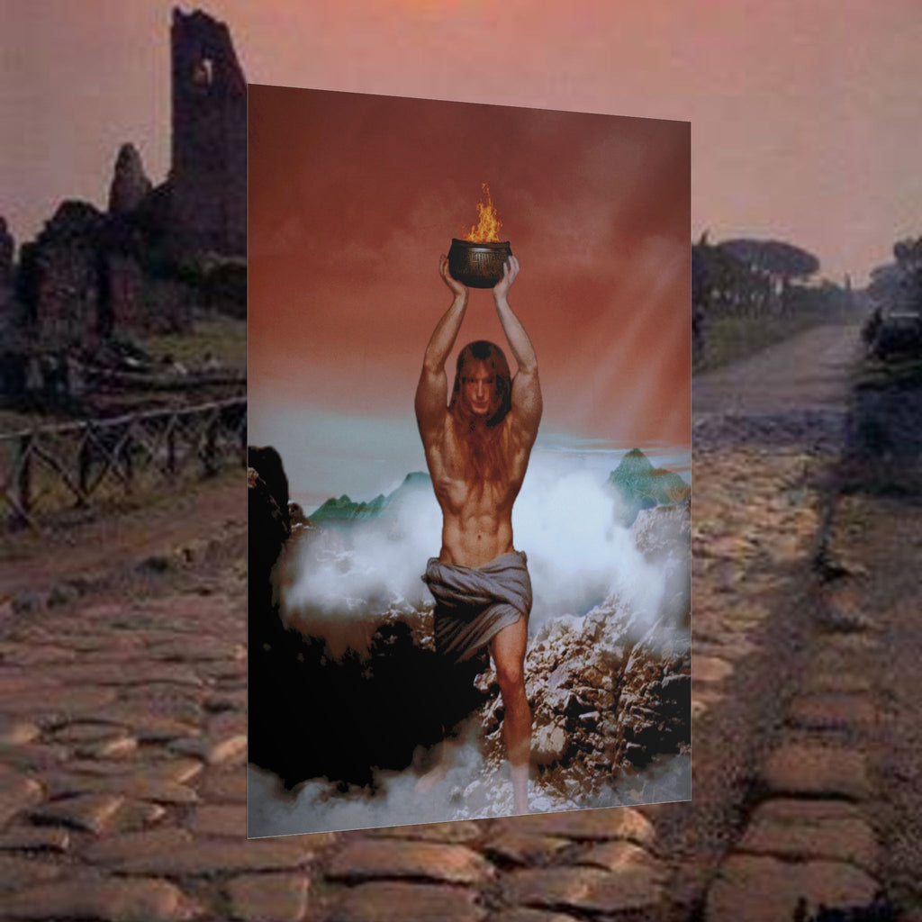The Flame of Prometheus Classical Mythology Inspired Prints