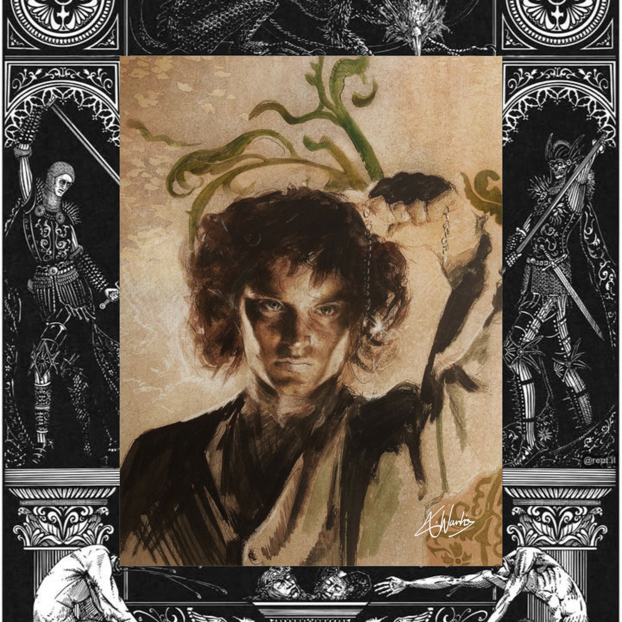 The Last Temptation Medieval Fantasy Print